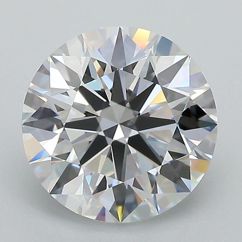 2.85ct D VVS2 Rare Carat Ideal Cut Round Lab Grown Diamond