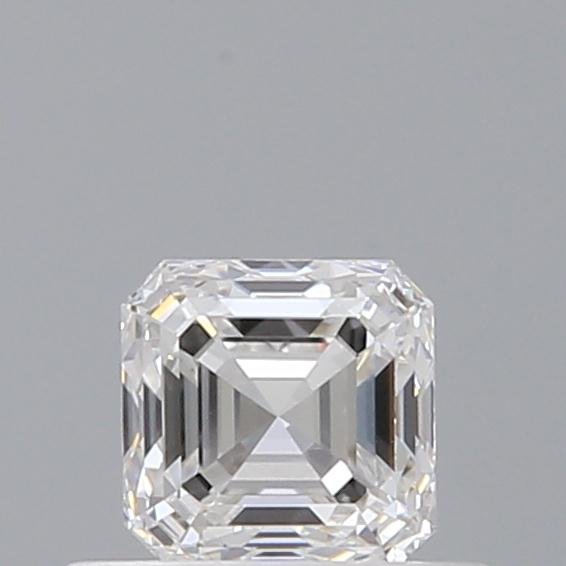 0.53ct E VVS1 Very Good Cut Asscher Diamond