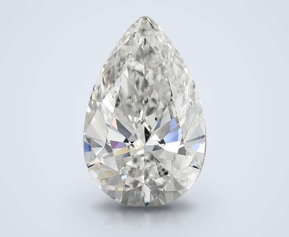 4.47 Carat Pear Lab Diamond