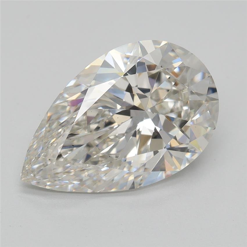 2.60ct G VS2 Rare Carat Ideal Cut Pear Lab Grown Diamond