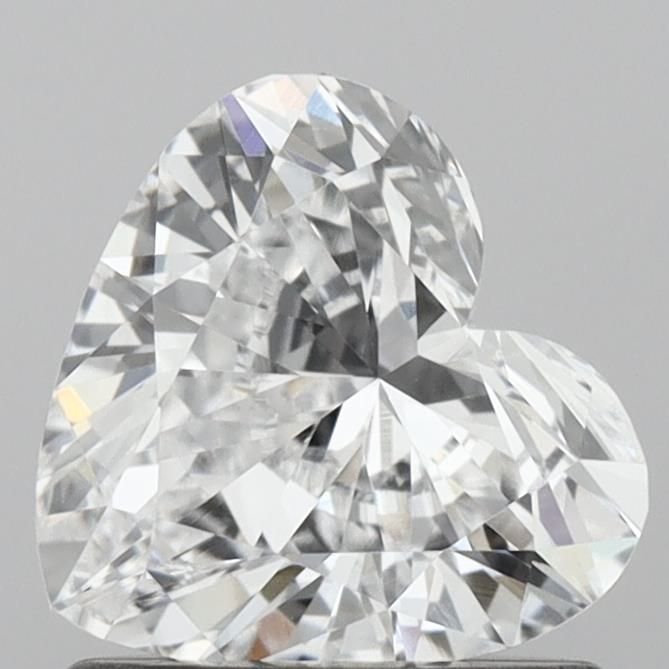 0.87ct D VVS2 Excellent Cut Heart Lab Grown Diamond