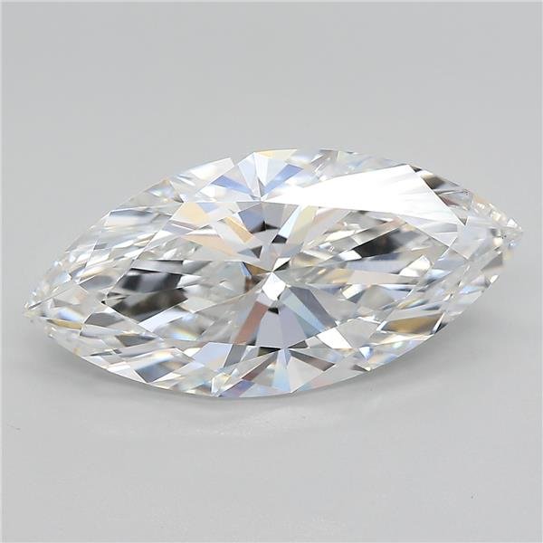 4.00ct E VS1 Rare Carat Ideal Cut Marquise Lab Grown Diamond