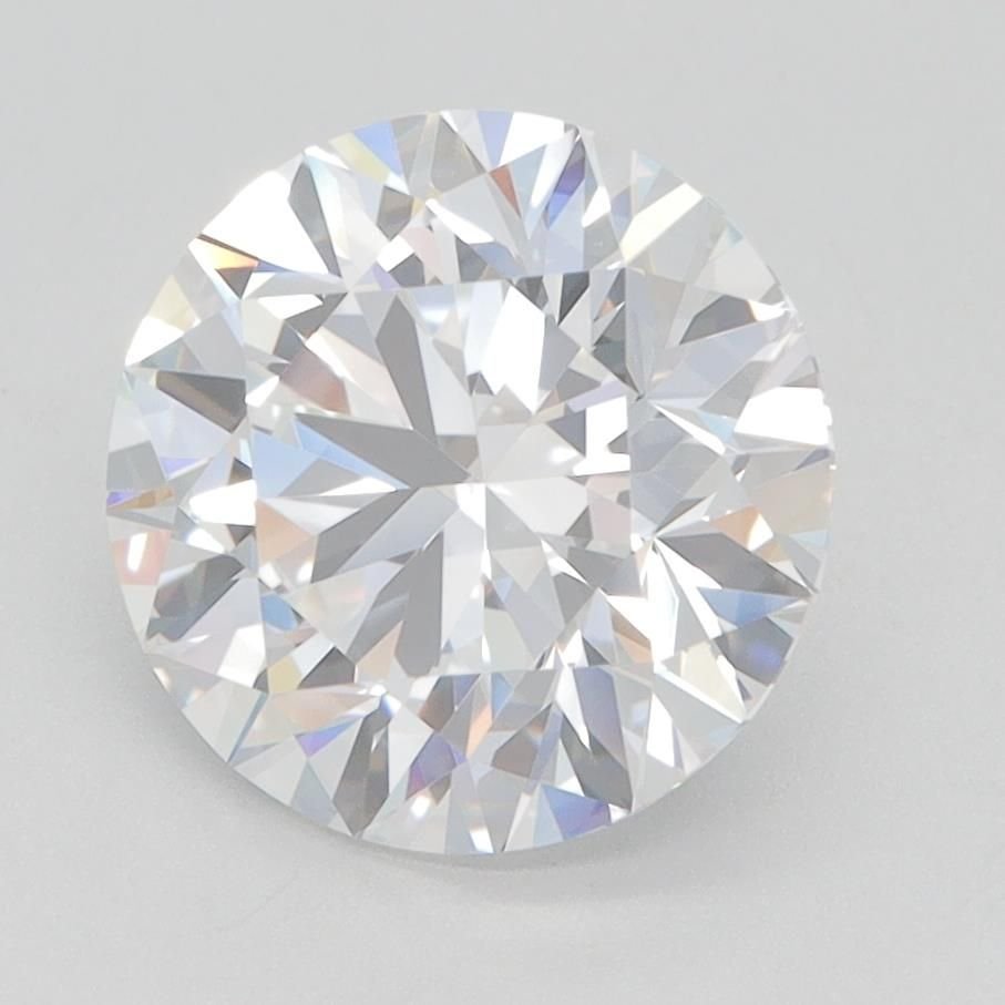 2.71ct D VVS1 Rare Carat Ideal Cut Round Lab Grown Diamond