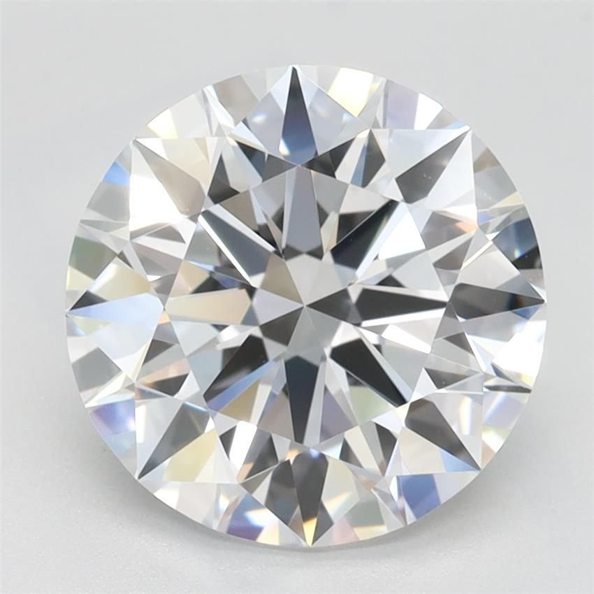 3.00ct D IF Rare Carat Ideal Cut Round Lab Grown Diamond