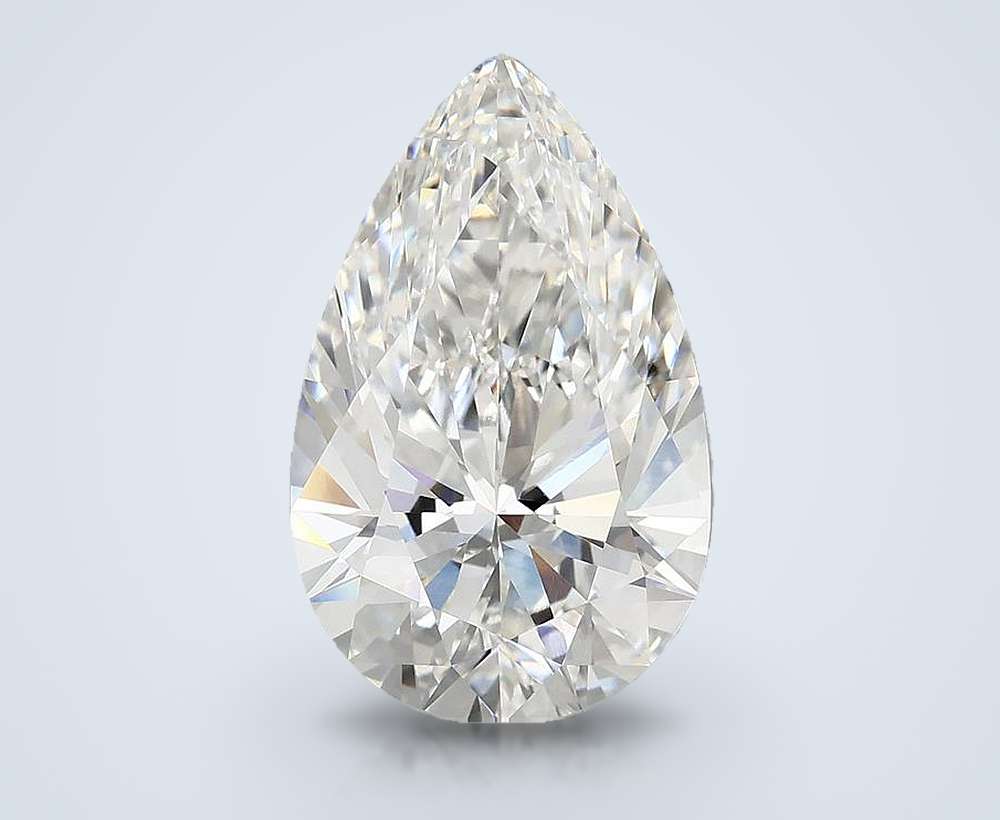 5.47 Carat Pear Lab Diamond