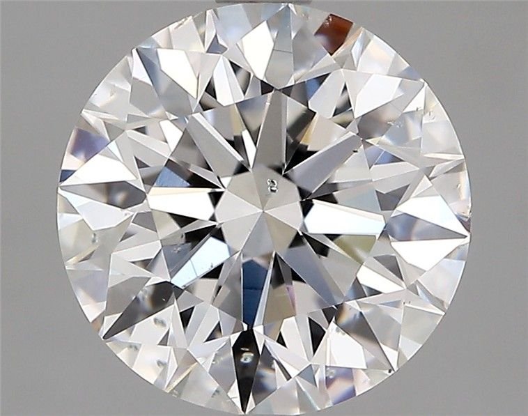 2.53ct E SI2 Rare Carat Ideal Cut Round Diamond