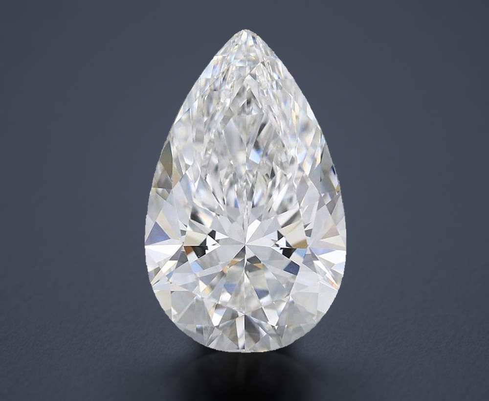 5.70 Carat Pear Lab Diamond