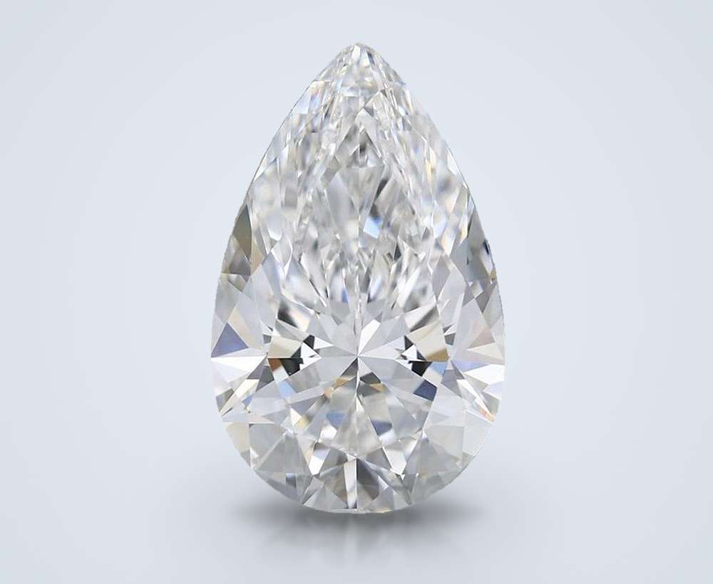 5.70 Carat Pear Lab Diamond
