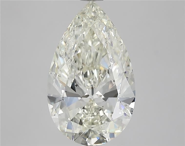 4.02ct J SI1 Rare Carat Ideal Cut Pear Diamond