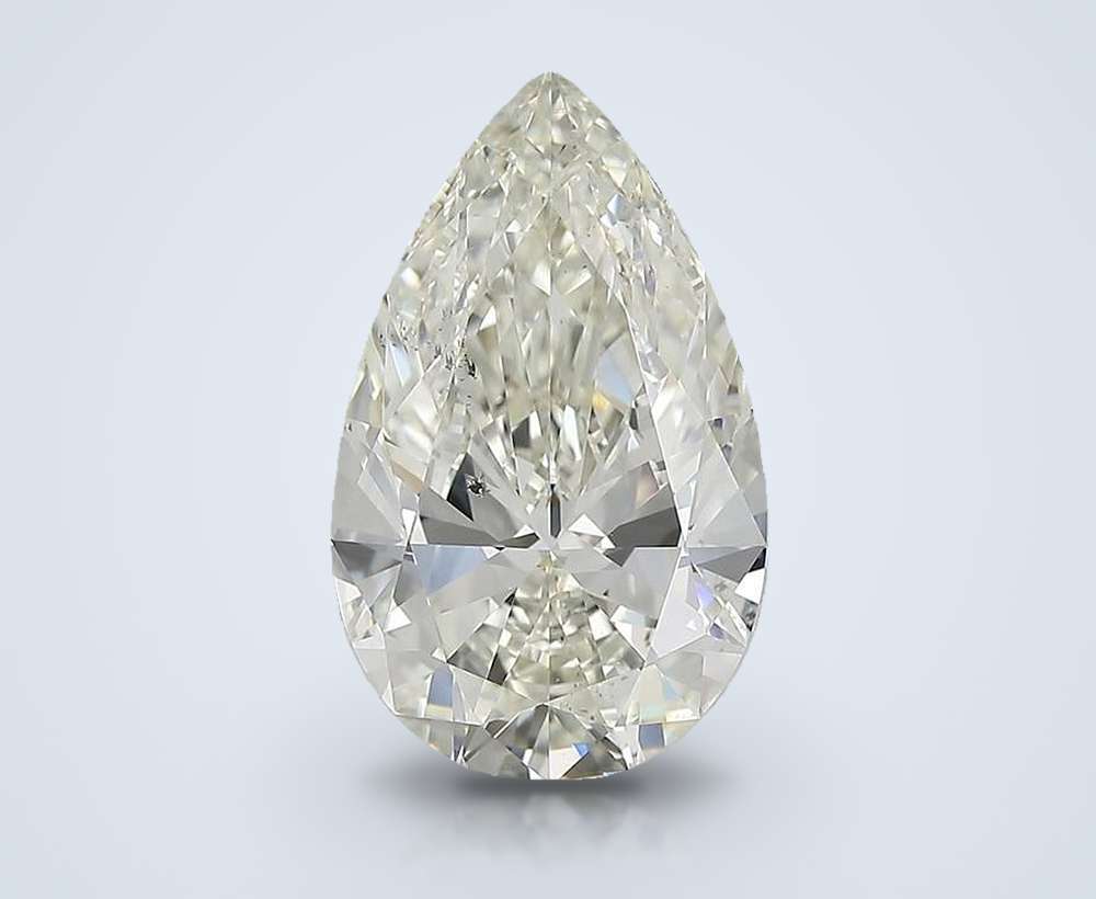 4.02 Carat Pear Natural Diamond