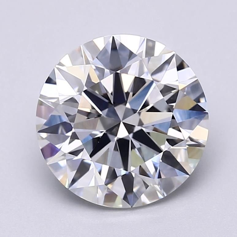 2.95ct F VVS2 Rare Carat Ideal Cut Round Lab Grown Diamond