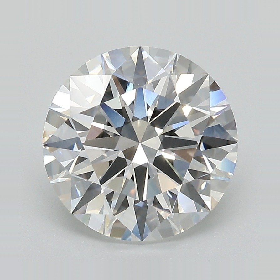 3.67ct E VVS2 Rare Carat Ideal Cut Round Lab Grown Diamond
