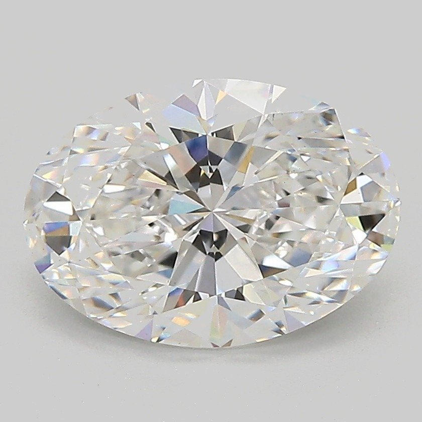 2.42ct D VS1 Rare Carat Ideal Cut Oval Lab Grown Diamond
