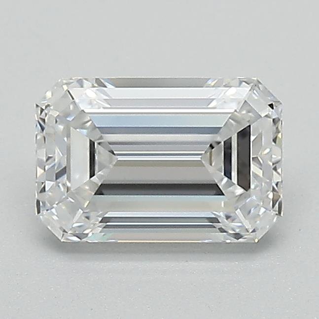 1.03ct D VVS2 Rare Carat Ideal Cut Emerald Lab Grown Diamond