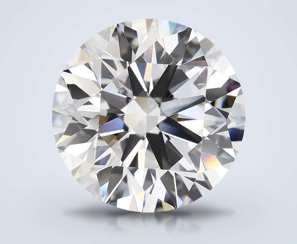7.08 Carat Round Lab Diamond
