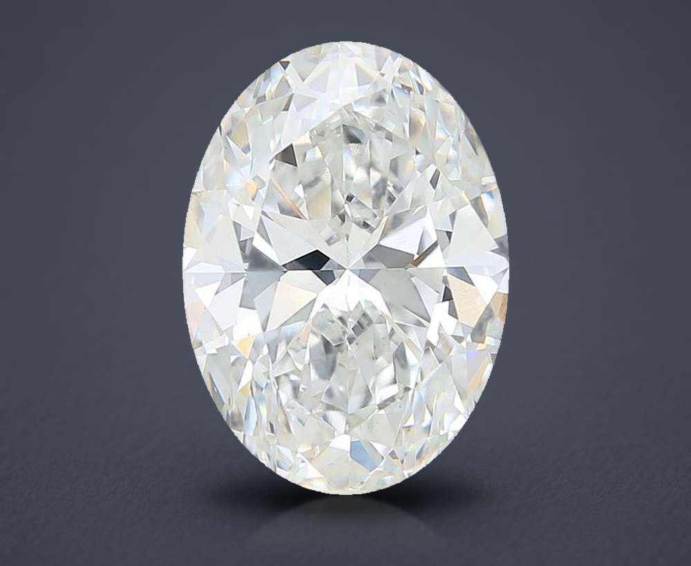 8.01 Carat Oval Lab Diamond