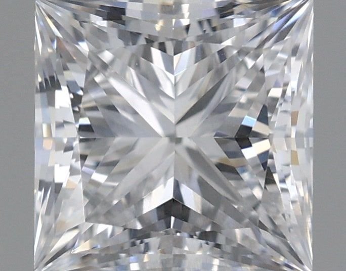 1.01ct E SI1 Rare Carat Ideal Cut Princess Lab Grown Diamond