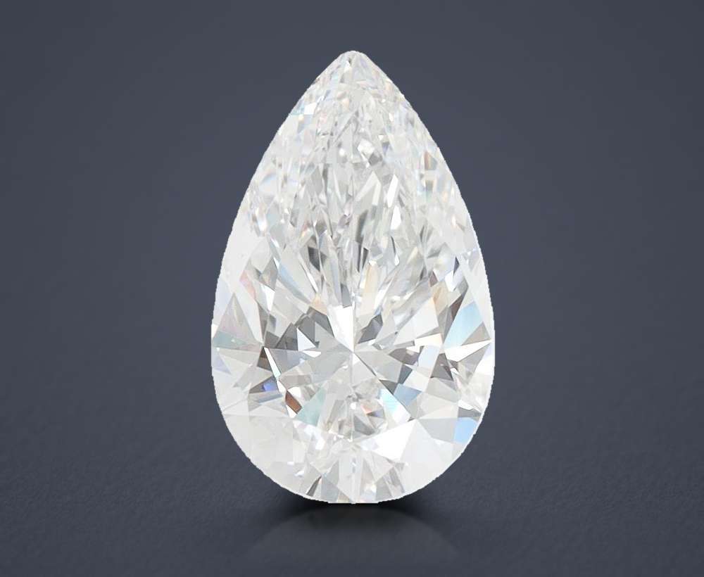 2.00 Carat Pear Lab Diamond