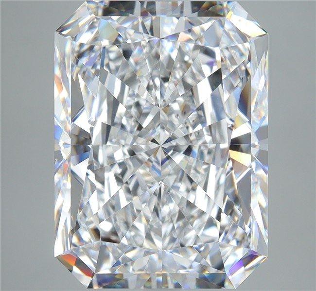 8.05ct D VS2 Rare Carat Ideal Cut Radiant Diamond