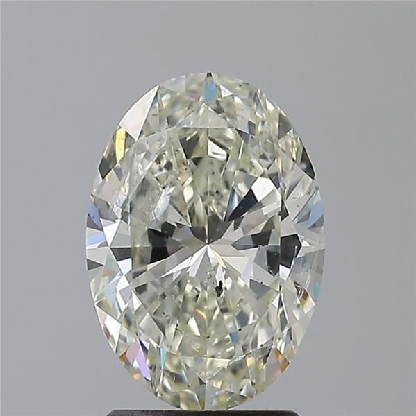 2.02ct K SI2 Rare Carat Ideal Cut Oval Diamond