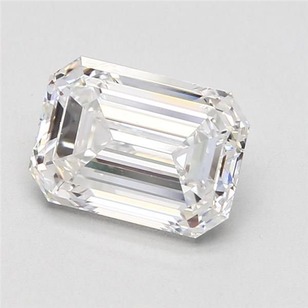 2.52ct D VS2 Rare Carat Ideal Cut Emerald Diamond