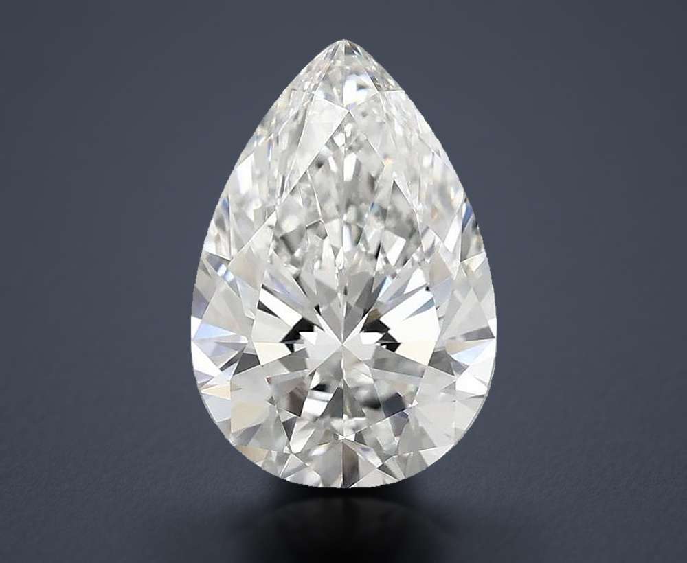 6.51 Carat Pear Lab Diamond