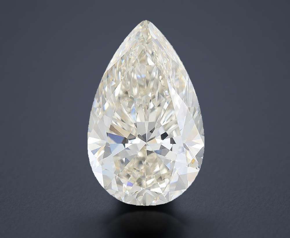 6.02 Carat Pear Natural Diamond