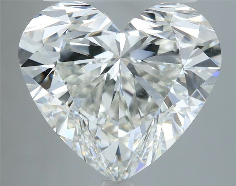 5.04ct G VS2 Rare Carat Ideal Cut Heart Diamond