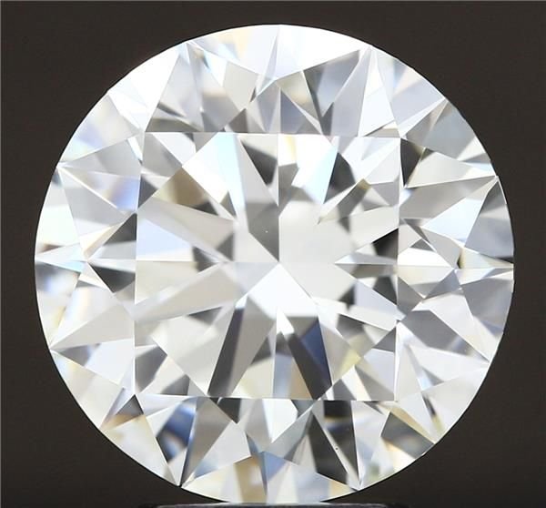 3.53ct K VVS2 Rare Carat Ideal Cut Round Diamond