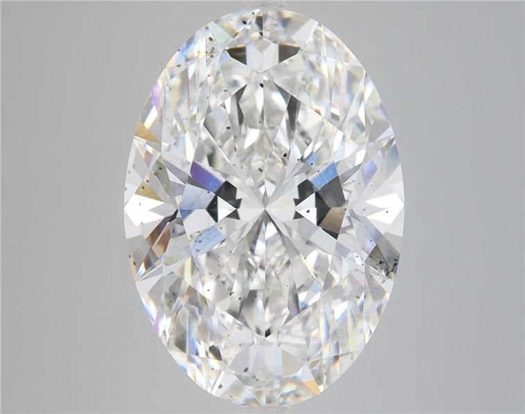 7.76ct F SI2 Rare Carat Ideal Cut Oval Lab Grown Diamond