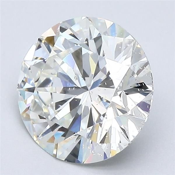 2.02ct I SI2 Rare Carat Ideal Cut Round Diamond