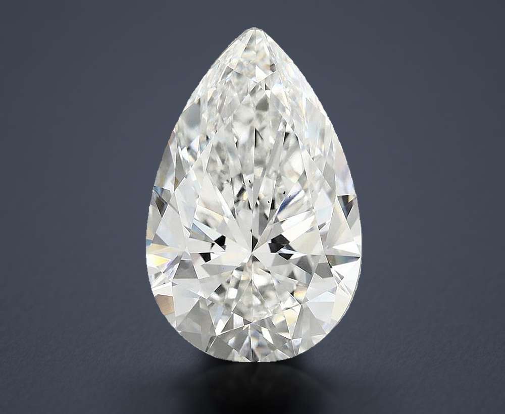 6.10 Carat Pear Lab Diamond