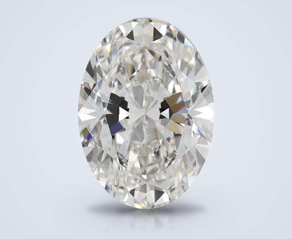 3.81 Carat Oval Lab Diamond