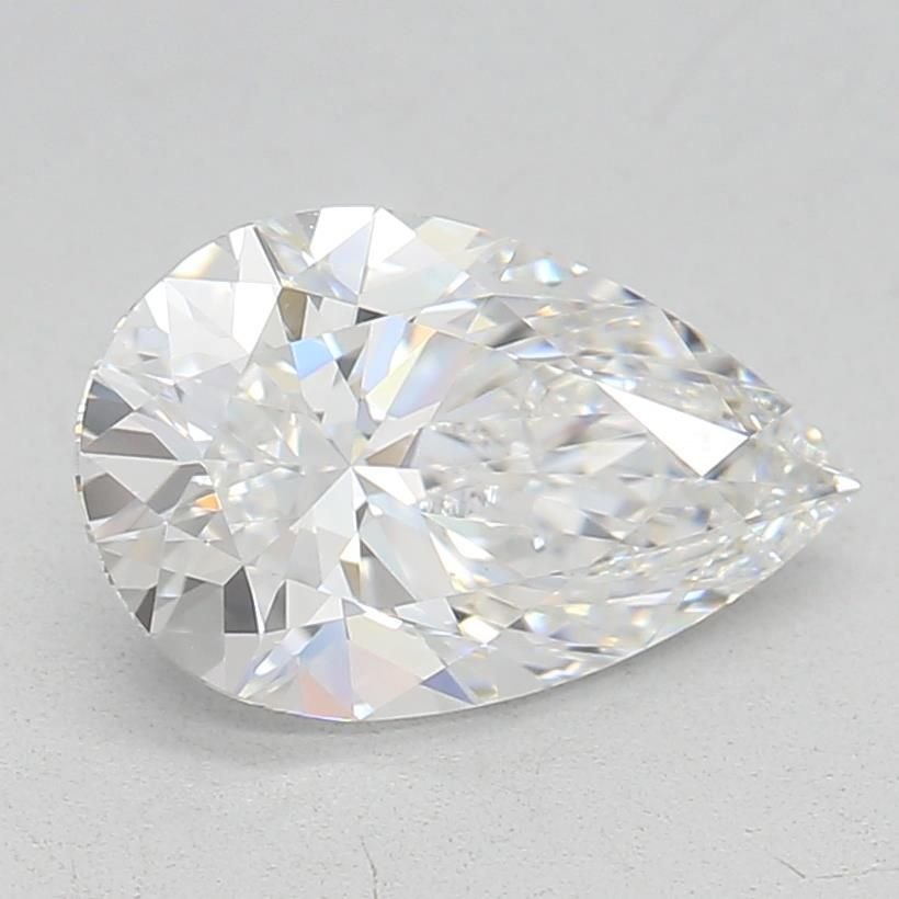 1.04ct E VVS1 Rare Carat Ideal Cut Pear Lab Grown Diamond
