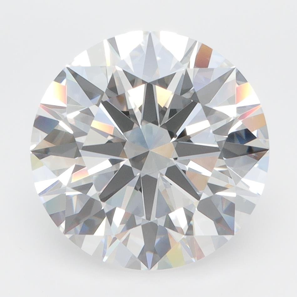 4.30ct D VVS1 Rare Carat Ideal Cut Round Lab Grown Diamond