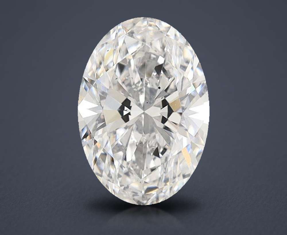 1.24 Carat Oval Lab Diamond