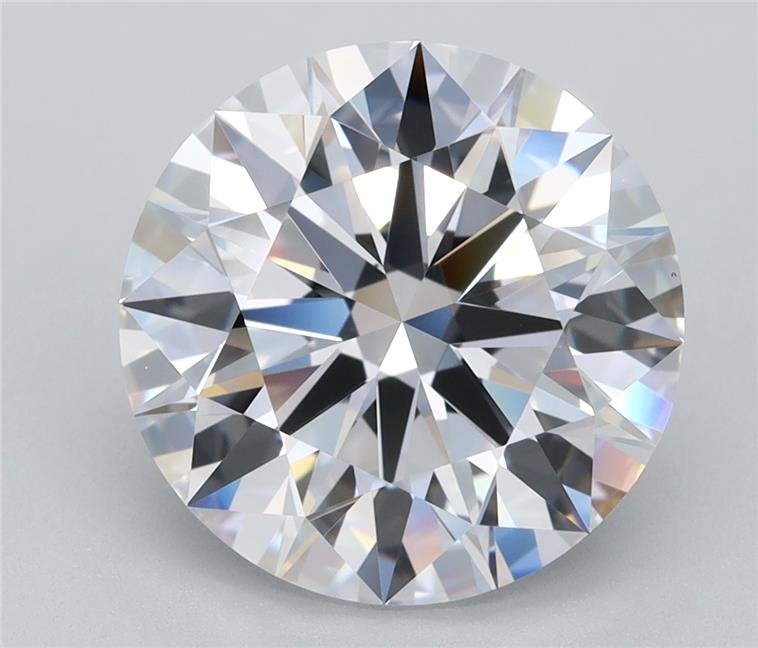 5.30ct D VVS2 Rare Carat Ideal Cut Round Lab Grown Diamond