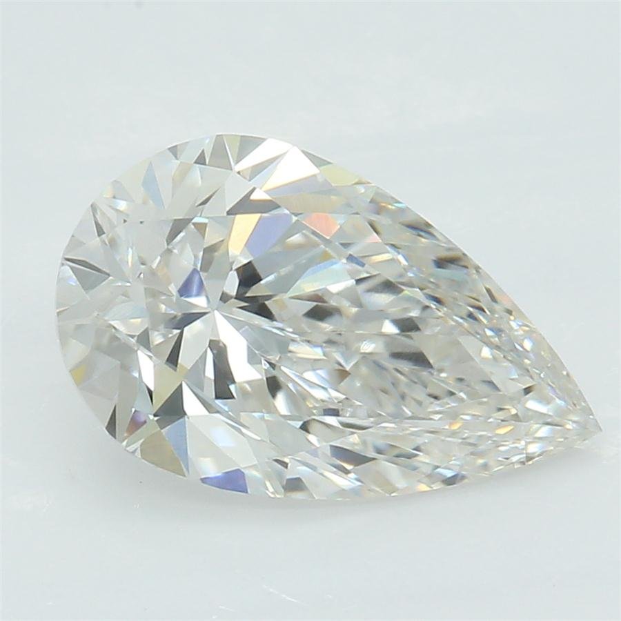 1.29ct G VVS2 Rare Carat Ideal Cut Pear Lab Grown Diamond