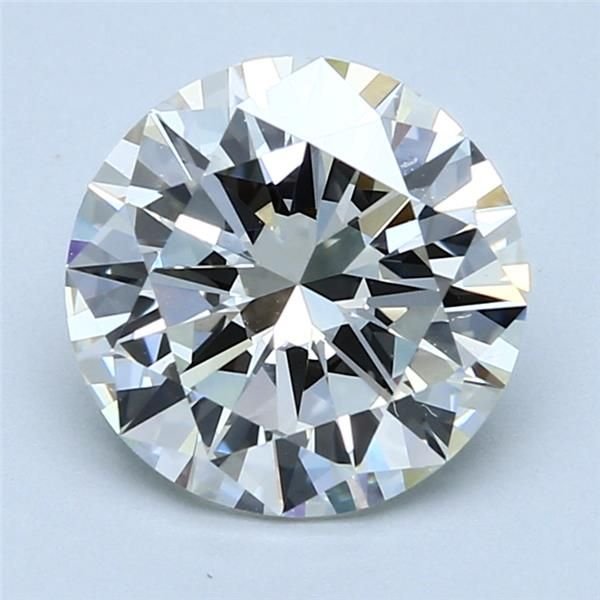 3.02ct J VVS1 Very Good Cut Round Diamond