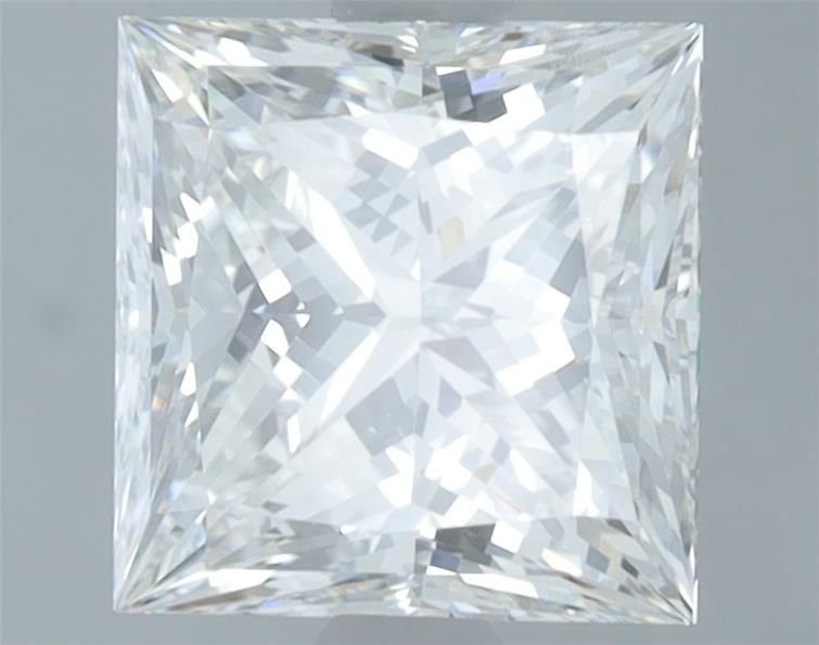 2.15ct F VVS2 Rare Carat Ideal Cut Princess Lab Grown Diamond