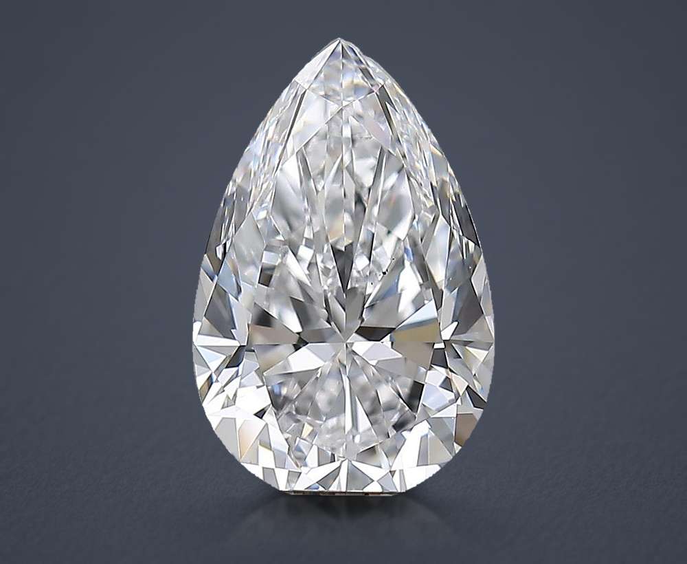 3.50 Carat Pear Natural Diamond