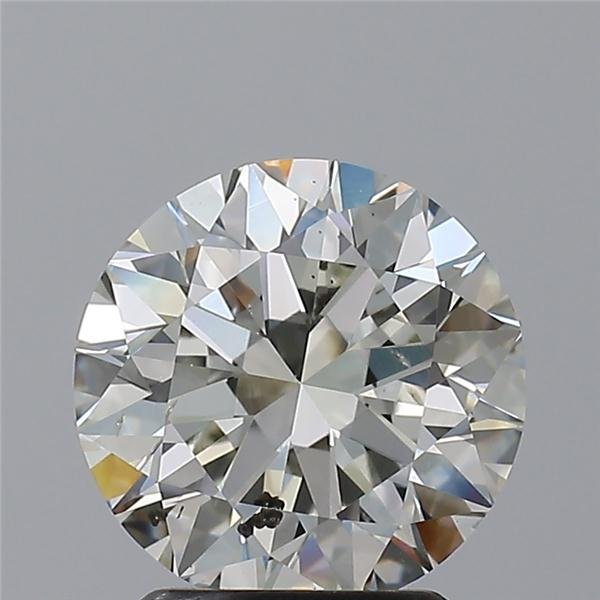 2.41ct K SI2 Rare Carat Ideal Cut Round Diamond