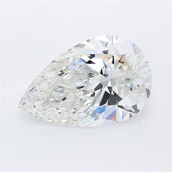 3.25ct F VS1 Rare Carat Ideal Cut Pear Lab Grown Diamond