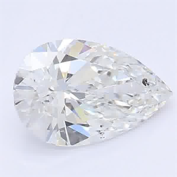 0.43ct E SI1 Rare Carat Ideal Cut Pear Lab Grown Diamond