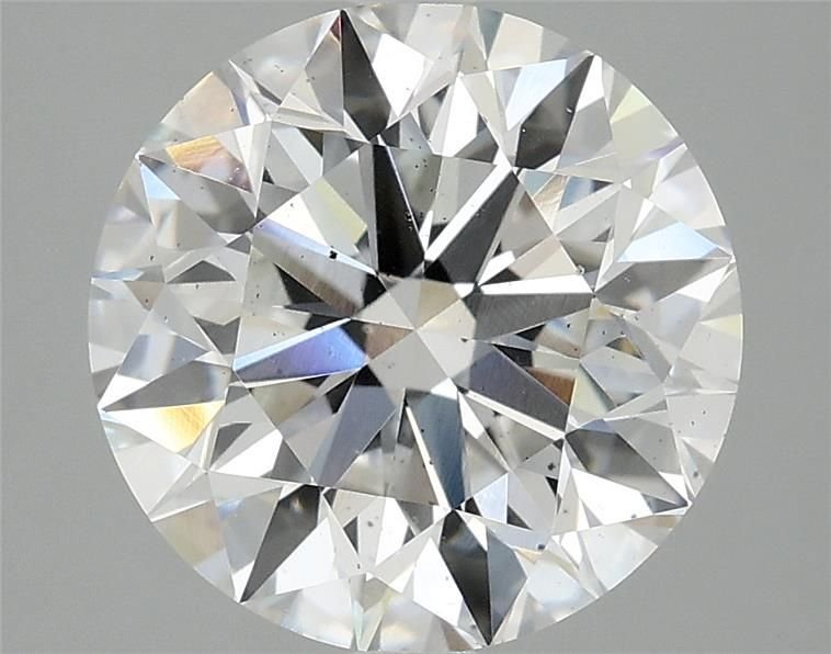 4.08ct F SI1 Excellent Cut Round Lab Grown Diamond