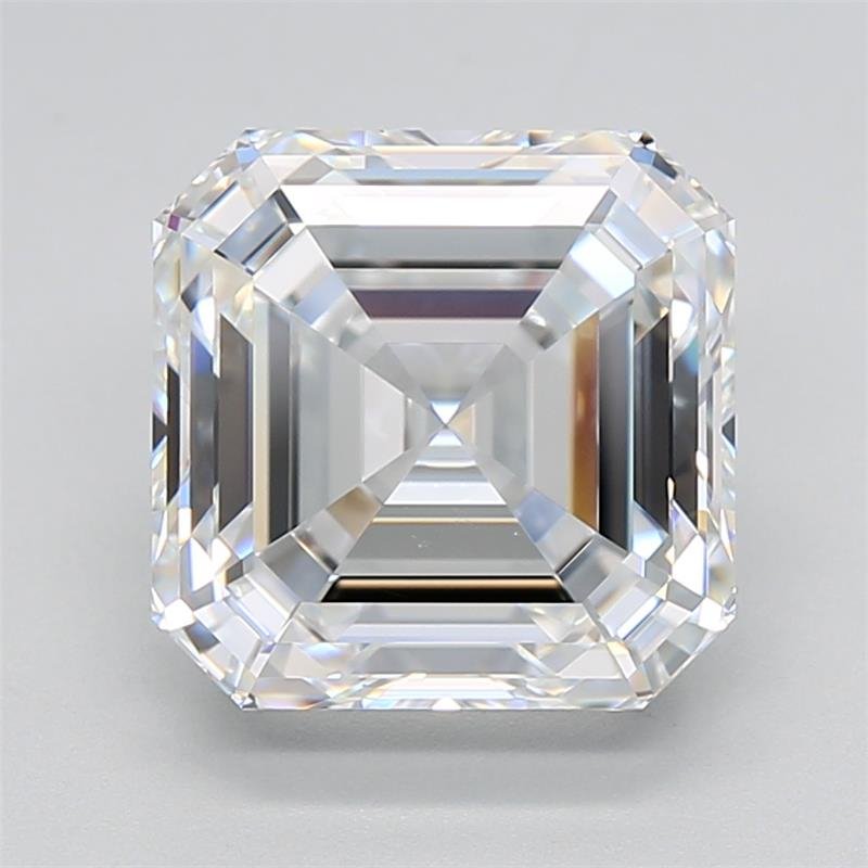 5.14ct D VVS1 Rare Carat Ideal Cut Asscher Lab Grown Diamond