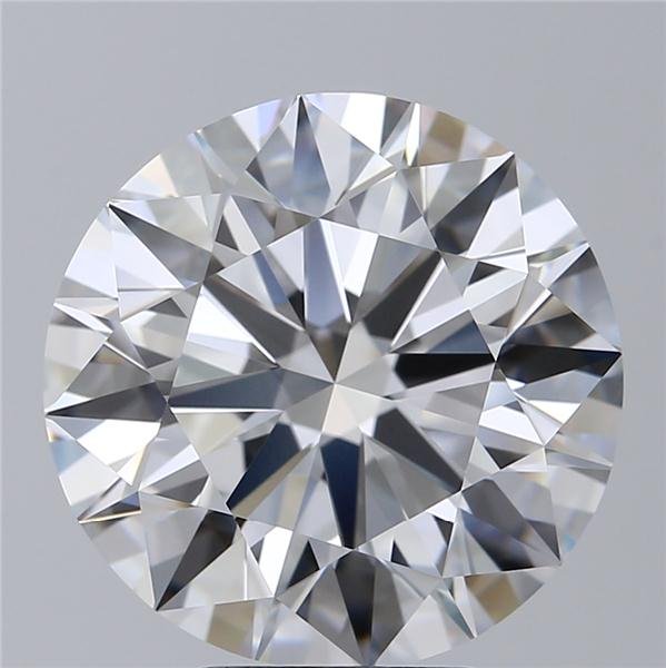 5.36ct D IF Rare Carat Ideal Cut Round Diamond