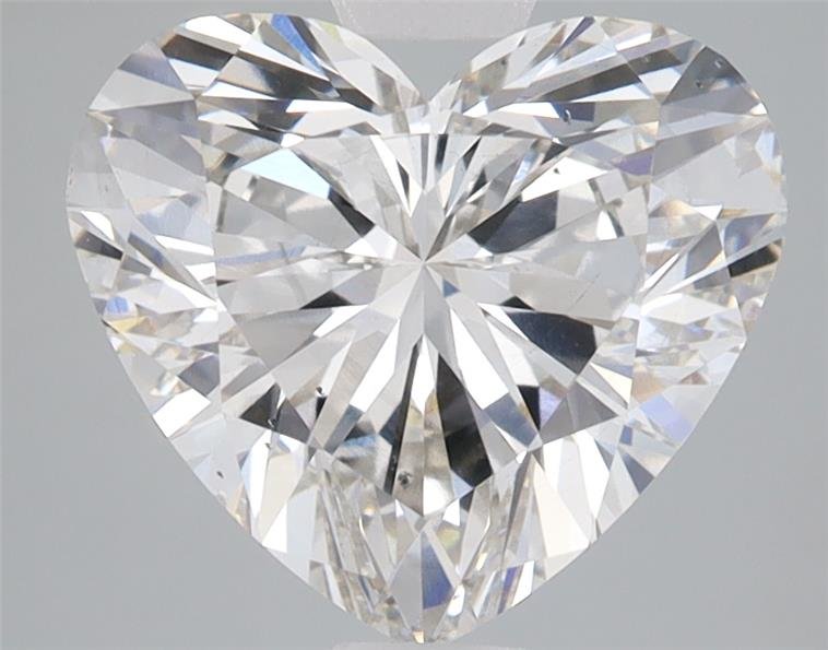 3.17ct H VS2 Rare Carat Ideal Cut Heart Lab Grown Diamond