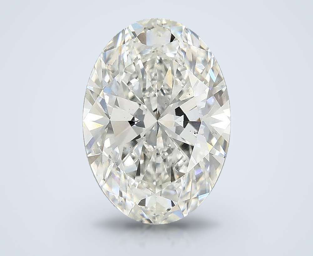 3.81 Carat Oval Lab Diamond