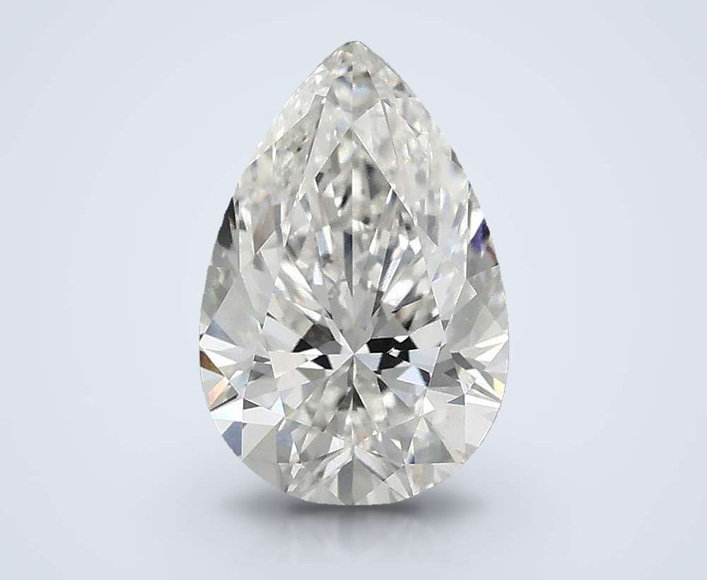 2.00 Carat Pear Lab Diamond
